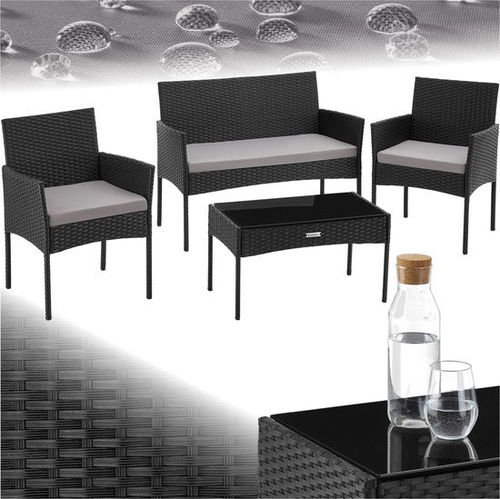 tectake® - Geflecht-Gartenset...