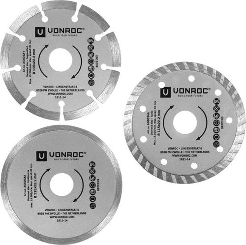 VONROC Diamantscheiben-Set -...