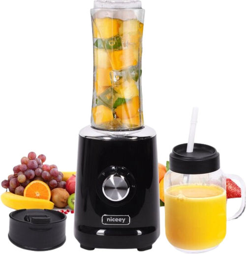 Niceey Mini Mixer - Smoothie Maker - 500W - Schwarz