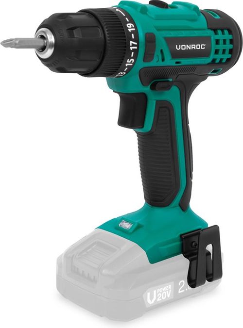 VONROC Akku-Bohrmaschine 20V...