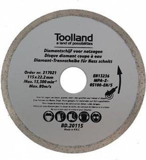 Toolland Diamantscheibe, 180...