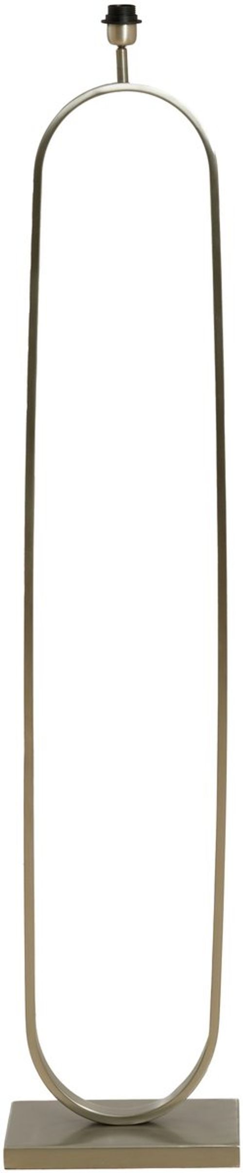 Light & Living Jamiri Stehleuchte 142 cm - Nickel - Metall Stehleuchte (ohne Schirm)