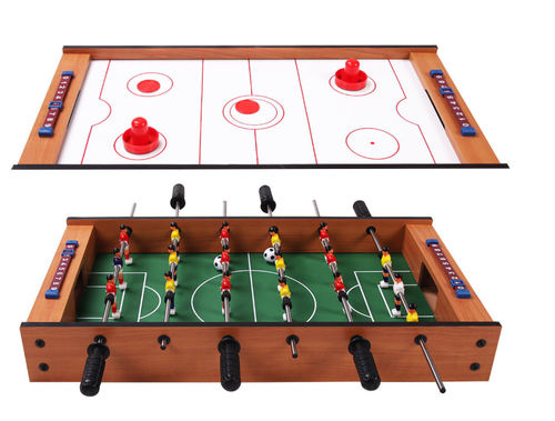 2-in-1-Tischfußball und Air...