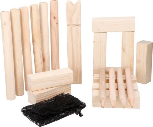 Eddy Toys Kubb Wurfspiel -...