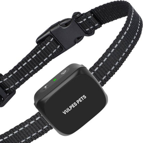Vulpes Goods® Anti-Bell-Halsband Mini Vulpes Goods® Anti-Bell-Halsband Mini - Erziehungshalsband ohne Schock - Anti-Bellgerät für kleine Hunde - wasserdicht - wiederaufladbar - Vibration und Audio