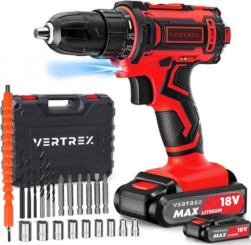 VERTREX Akku-Schrauber 18V -...