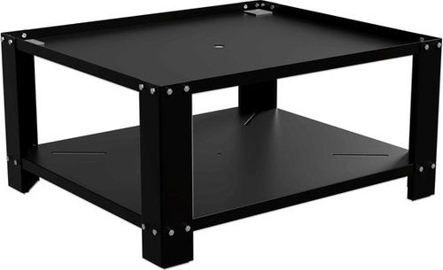 Bodo® - Waschmaschinenaufsatz - Waschmaschinenaufsatzschrank - Waschmaschinenaufsatz mit Ablage - Waschmaschinenständer - Universal - Schwarz