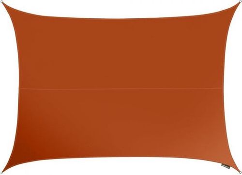 Perel Schattentuch, wasserabweisend, 4 x 3 m, 160 g/m², Polyester, rechteckig, terracotta