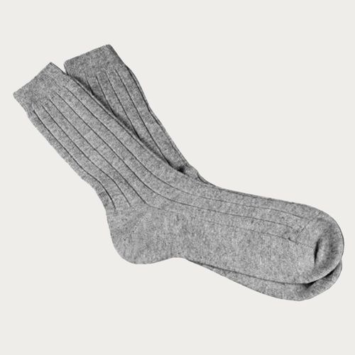 Men's Light Grey Cashmere...