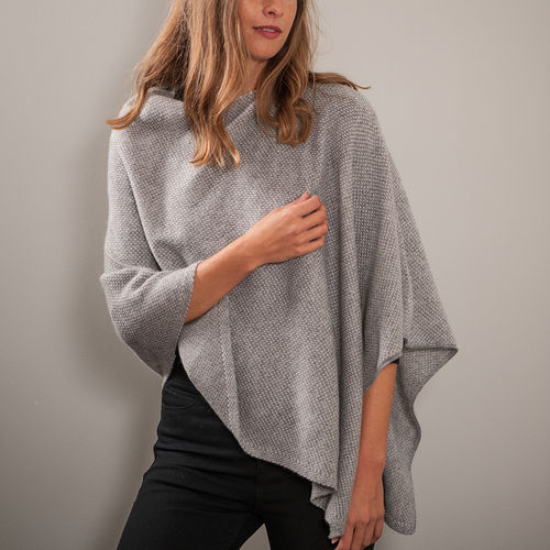 Light Grey and Ivory Knitted...