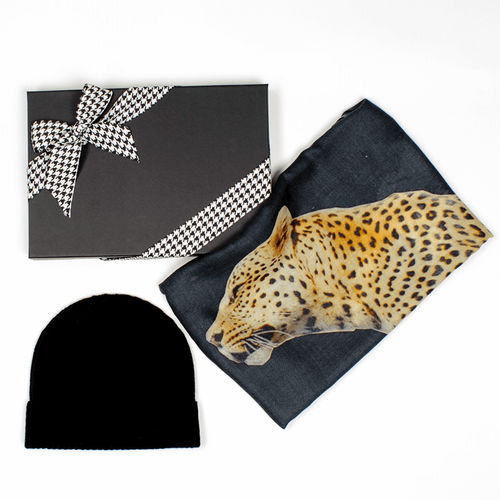 Leopard Print Cashmere and...