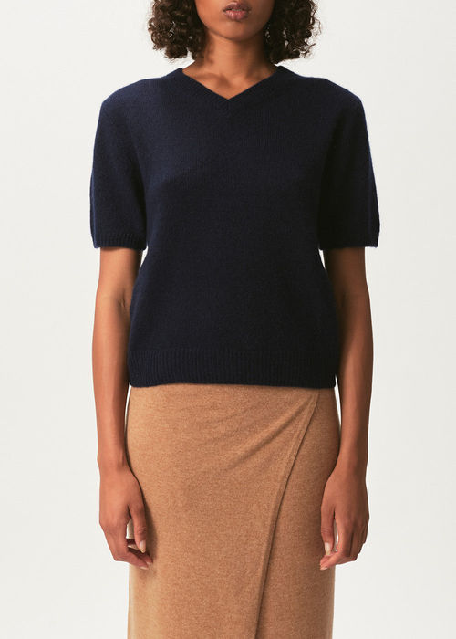 Miller Fine Knit Cashmere Tee...