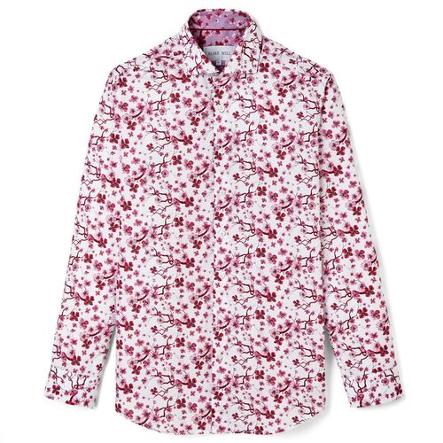 Pink Sakura Tree Shirt, XXXL