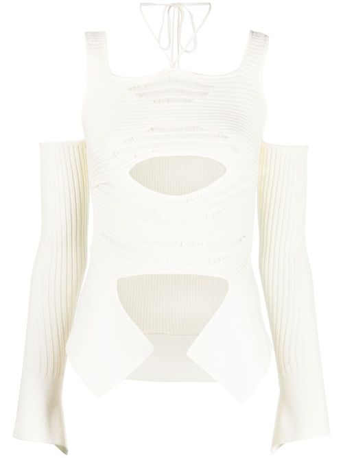 ANDREADAMO- Knit Ribbed Top