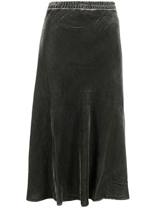 GOLDHAWK- Velvet Long Skirt