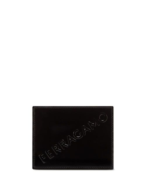 FERRAGAMO- Logo Leather Wallet