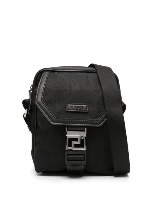 VERSACE- Nylon Messenger Bag