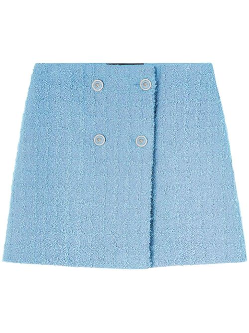 VERSACE- Tweed Mini Skirt