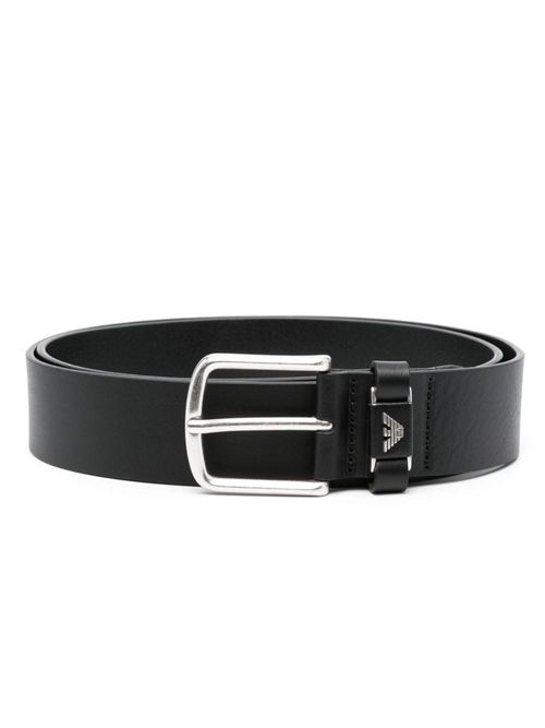 EMPORIO ARMANI- Leather Belt