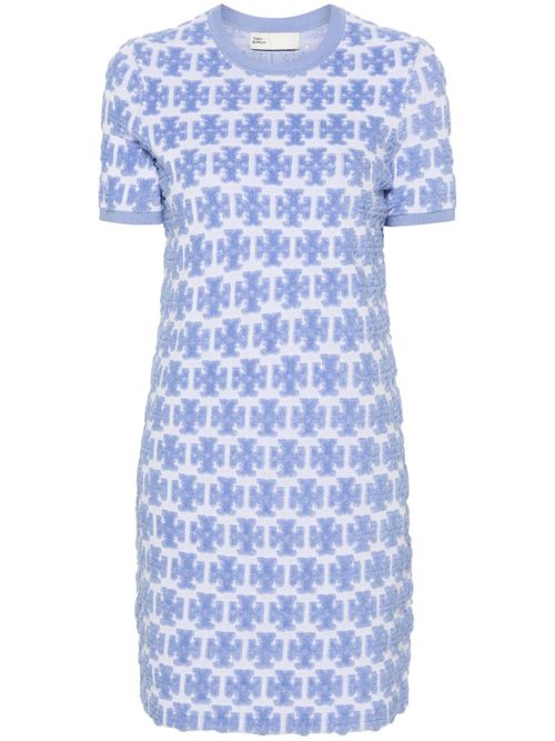 TORY BURCH- Logo Bouclé Dress