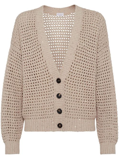 BRUNELLO CUCINELLI- Open Knit...