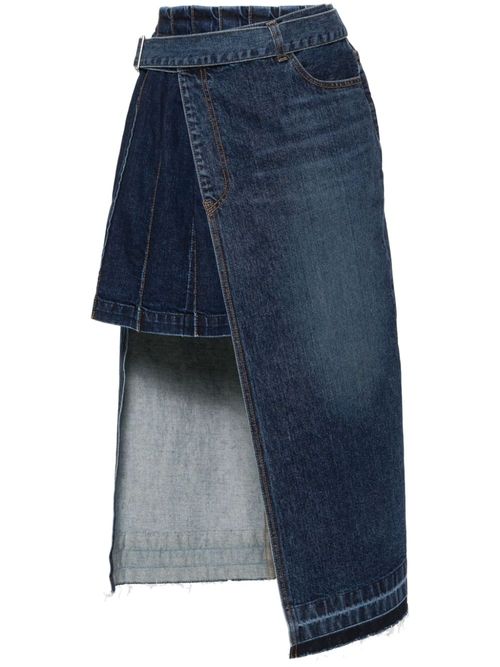 SACAI- Denim Long Skirt