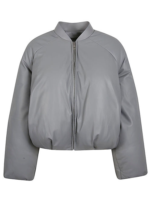 LOEWE- Leather Padded Bomber...