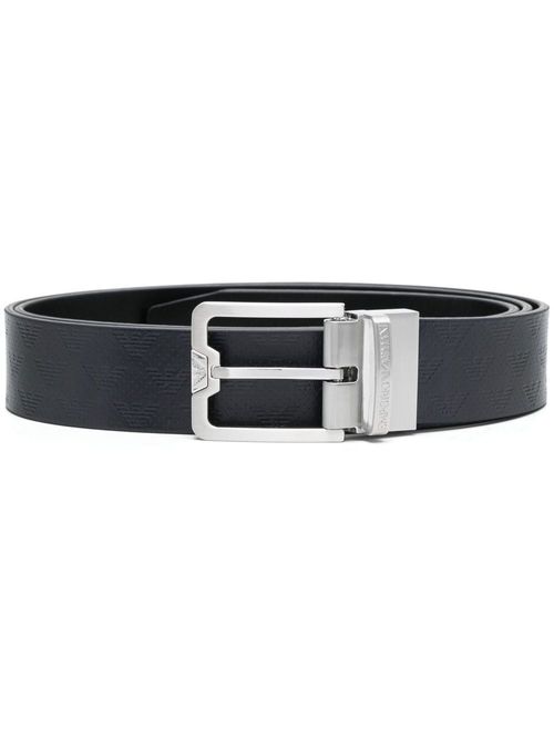 EMPORIO ARMANI- Logo Leather...