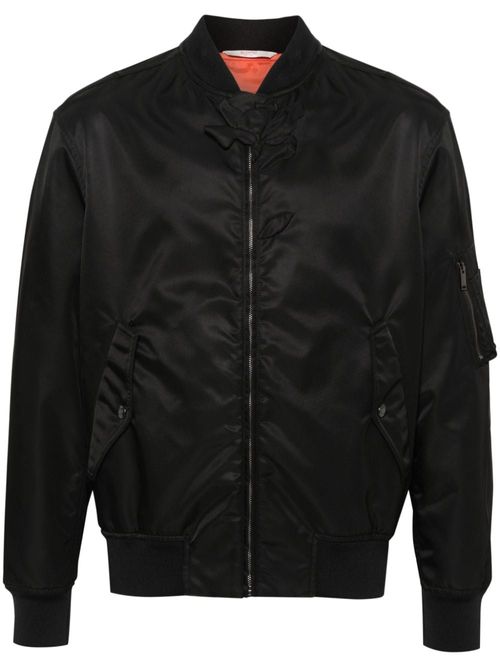 VALENTINO- Nylon Bomber Jacket