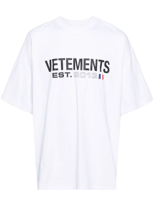 VETEMENTS- Logo Cotton T-shirt