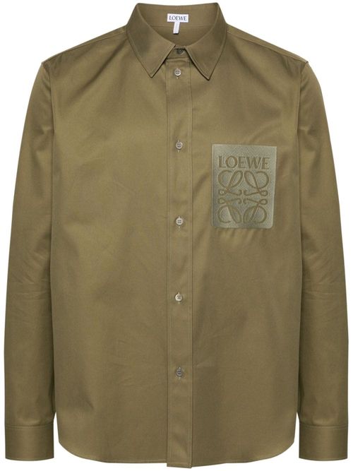 LOEWE- Logo Patch Shirt