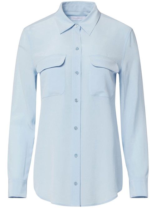 EQUIPMENT- Slim Fit Silk Shirt