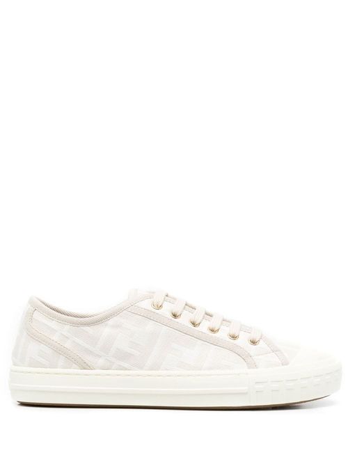 FENDI- Domino Canvas Sneakers