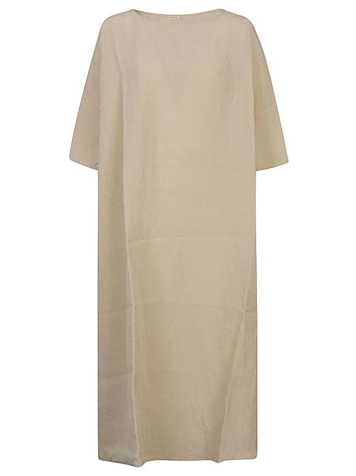 APUNTOB- Loose Fit Linen Midi...