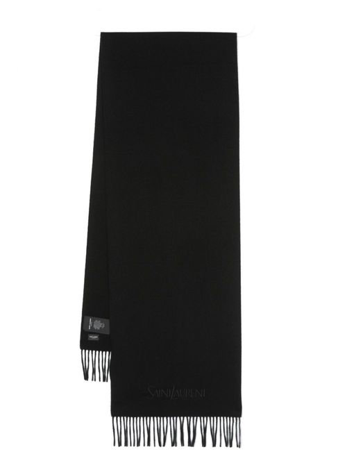 SAINT LAURENT- Wool Scarf...