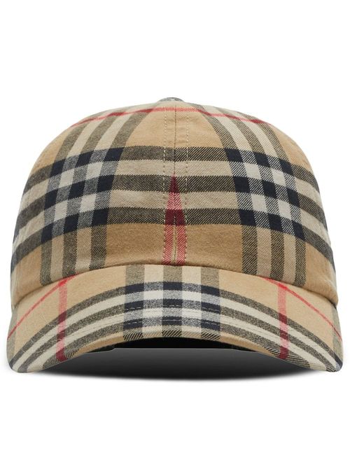 BURBERRY- Checked Hat