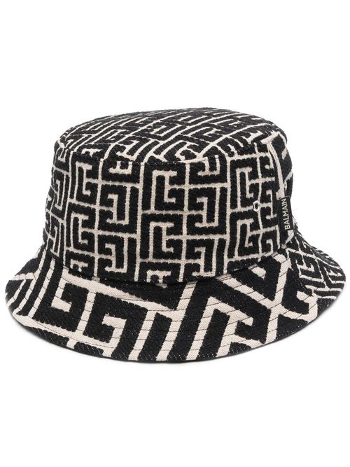 BALMAIN- Hat With Print