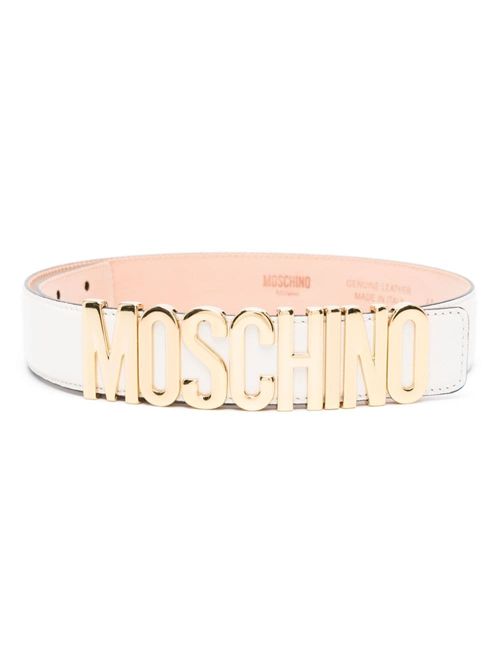 MOSCHINO- Logo Belt