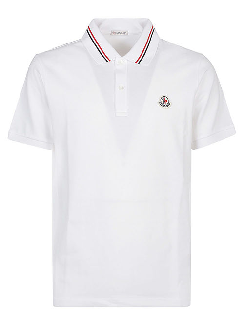 MONCLER- Cotton Polo Shirt