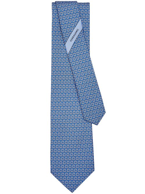 FERRAGAMO- Tie With Print