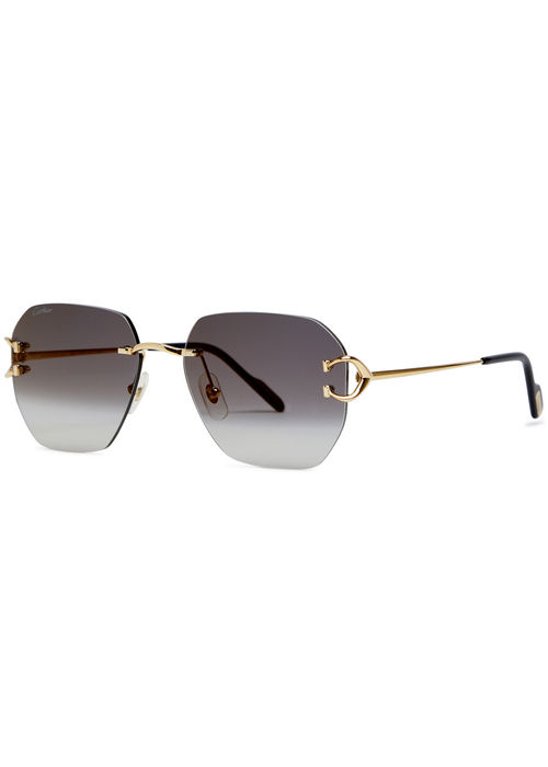 Cartier Rimless Square-frame...