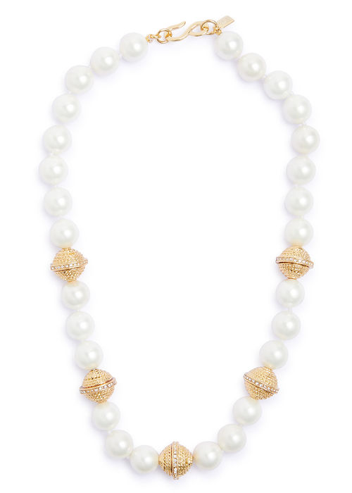 Kenneth Jay Lane Faux Pearl...