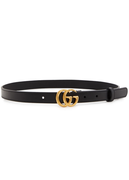 Gucci GG 2cm Leather Belt -...