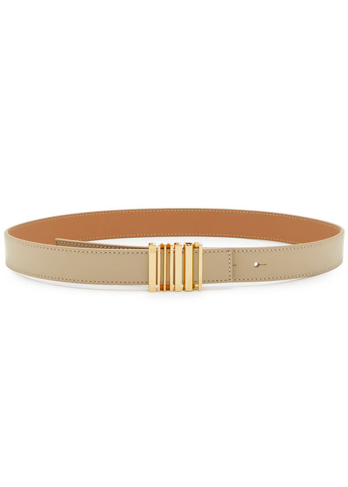 Loewe Logo Leather Belt -...