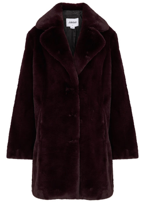 Jakke Heather Faux fur Coat -...