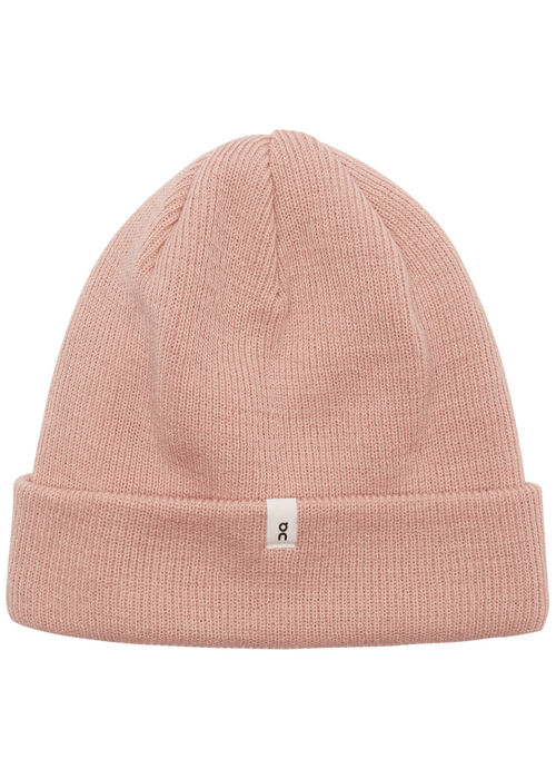 ON Ribbed Wool Beanie - Rose