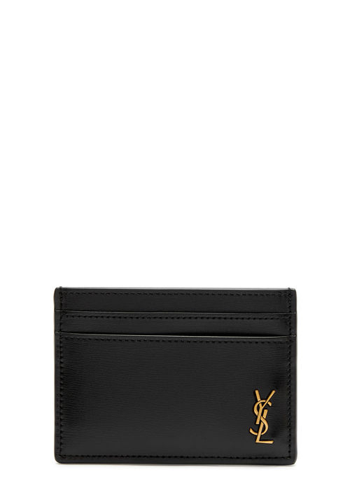 Saint Laurent Logo Leather...