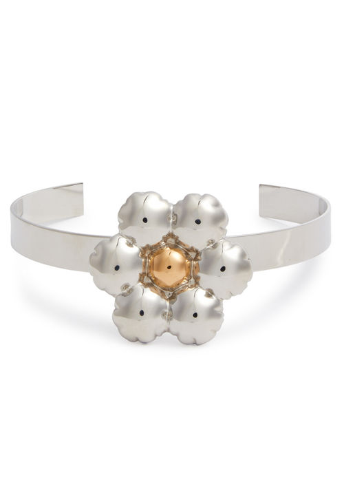 Marni Flower Choker - Silver