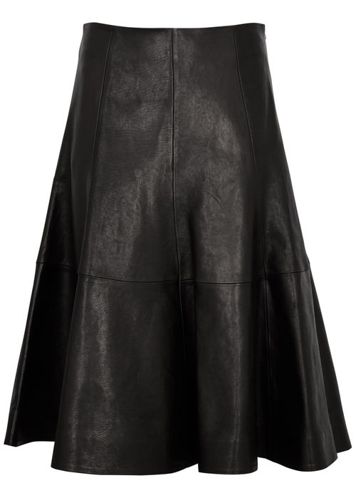 Khaite Lennox Leather Midi...