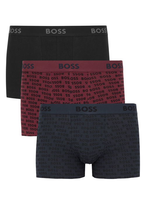 Boss Stretch-cotton Trunks -...